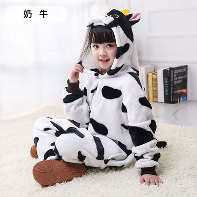 奶牛儿童睡衣创意可爱恐龙