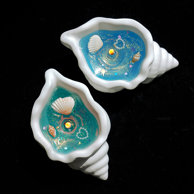 海螺香薰蜡烛氛围感创意摆件果冻蜡candle手工香氛礼物贝壳造型蜡