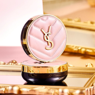 YS粉色气垫BB霜油皮干皮遮瑕持久防水不脱妆便携带平价CC霜粉底液