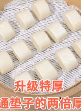 加厚圆形硅胶蒸笼垫特厚不粘食品级环保家用耐高温蒸笼布小笼包垫