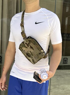 云网multicam小胸包腰包MC迷彩网眼斜挎包单肩包腋下信封包UTX