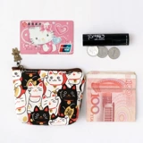 Бумажник, милая сумка через плечо с молнией, мультяшный ультратонкий брендовый кошелек