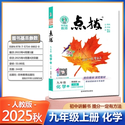点拨九年级上册化学人教版