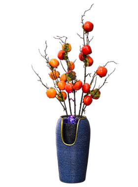 巧娜树脂流水新中式门厅装饰品