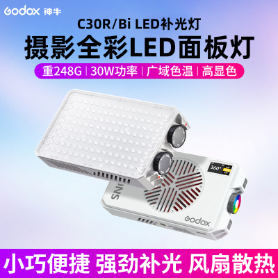 Godox神牛C30Bi/R直播补光灯