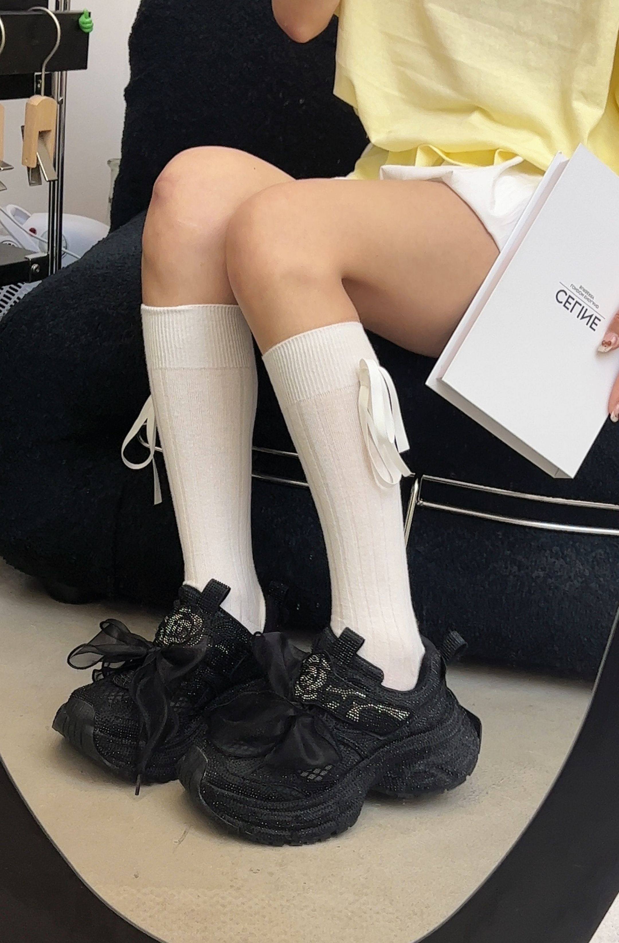 水钻6cm厚底网面老爹鞋女ins超火2025夏芭蕾风透气薄款增高运动鞋