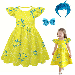 头脑特工队2厌厌万圣节舞台表演服装 cos服连衣裙公主裙