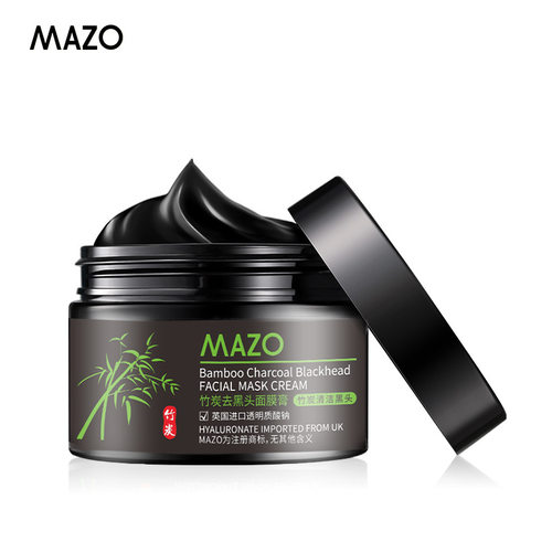 MAZO竹炭吸黑头净颜清洁面膜膏