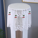 空调罩圆柱柜机罩客厅圆柜机防尘罩立式 圆形蕾丝空调盖巾开机不取