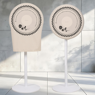 抽绳风扇罩电风扇防尘罩落地立式弹力布电风扇套布艺全包保护罩子