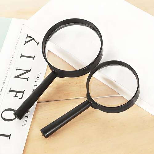 50mm放大镜家用儿童学生老人阅读看图看字塑料放大镜 光学放大器
