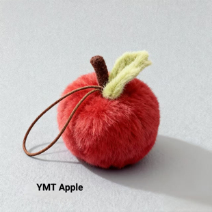 YUMITA红苹果豆袋毛绒玩具公仔娃娃可爱捏捏玩具女生生日礼物玩偶