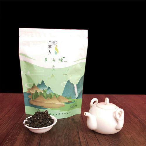湖南绿茶木草人耒山新茶