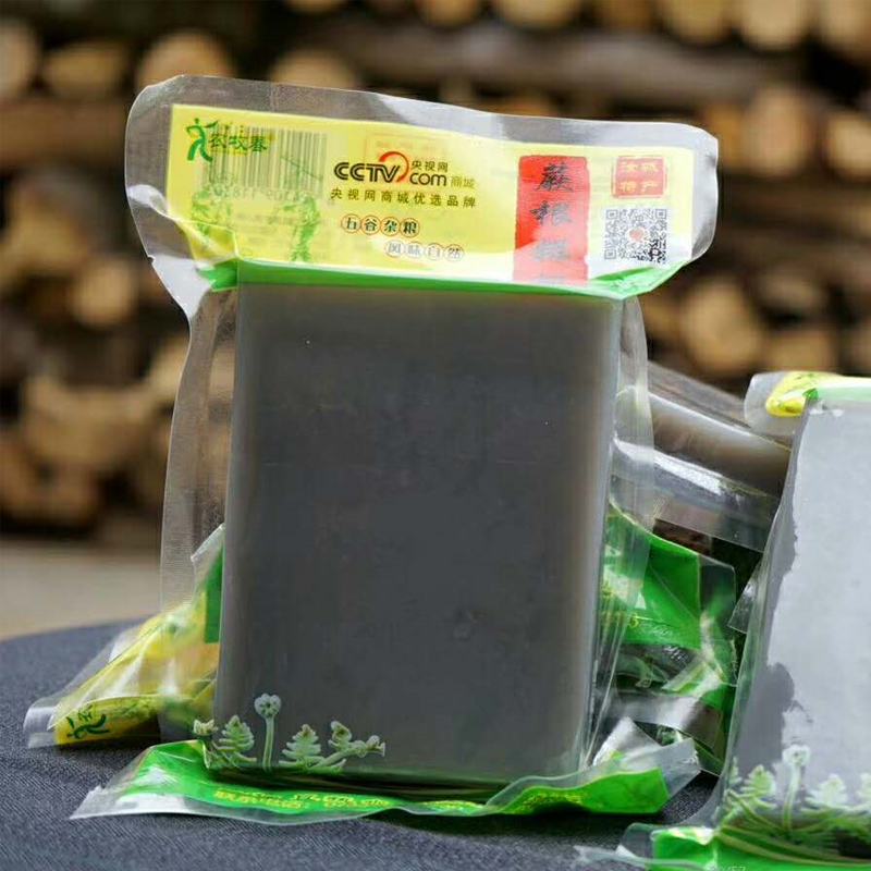 湖南郴州蕨根糍粑农家自制传统