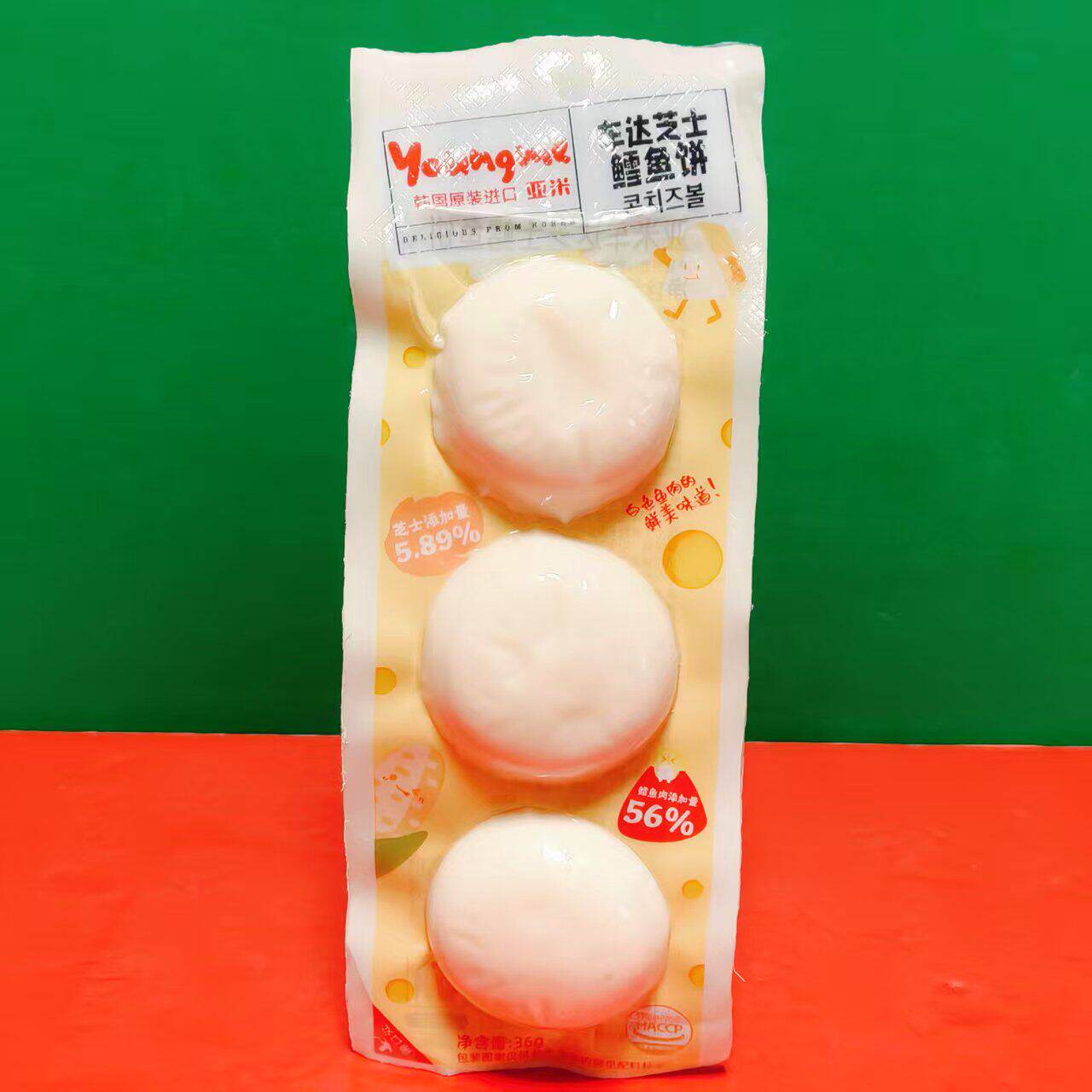 临期特价 韩国进口亚米车达芝士鳕鱼饼36g袋装 开袋即食网红零食