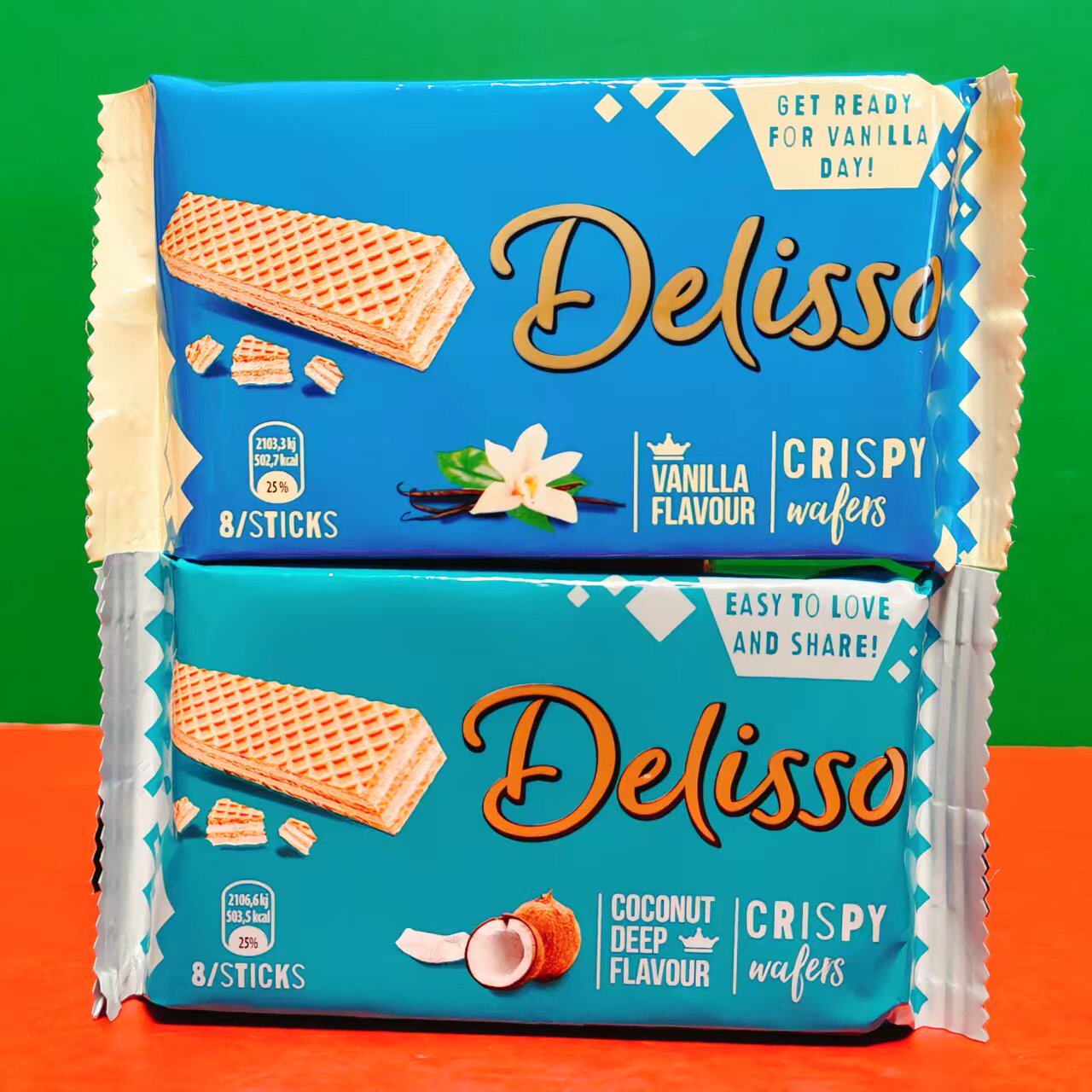 临期特价 土耳其进口芭芮可椰子味香草味威化饼干40g袋装休闲零食