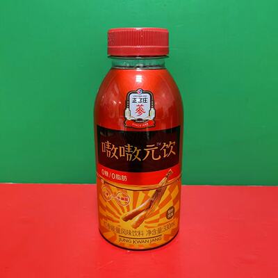 红参能量风味饮料330ml青柠风味