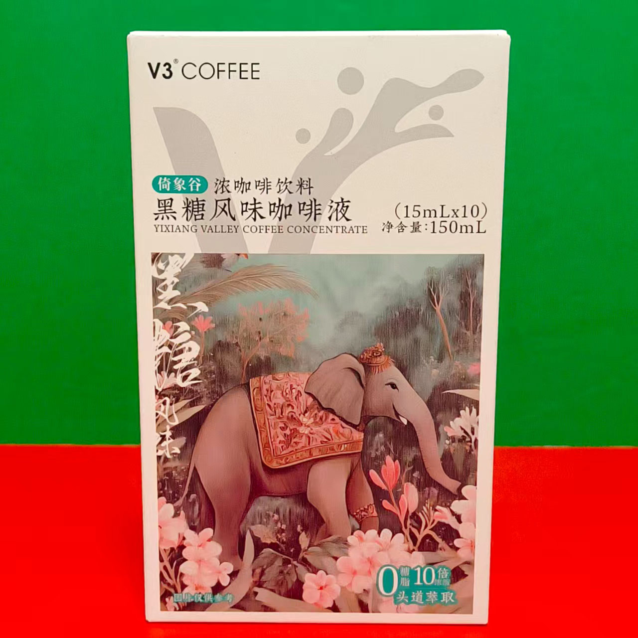 临期特价倚象谷浓黑糖风味咖啡液150ml(15ml*10条)办公提神冲饮品