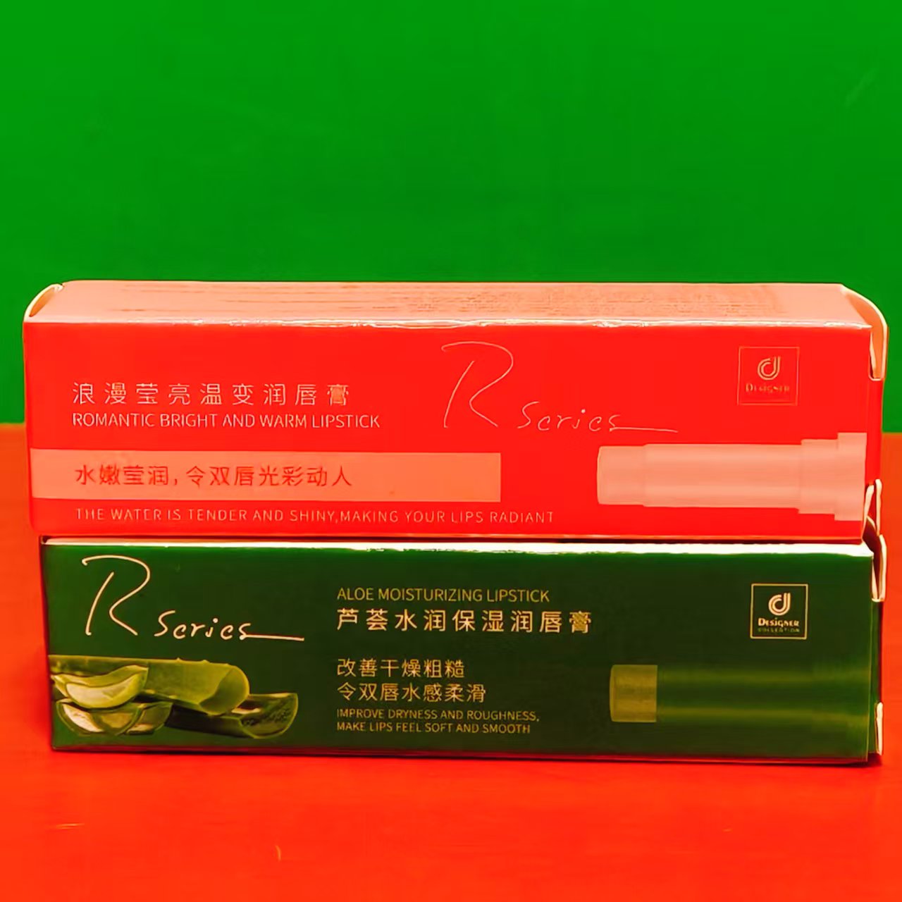 水嫩莹润浪漫莹亮温变润唇膏/芦荟水润保湿润唇膏3.2g盒装 折扣价