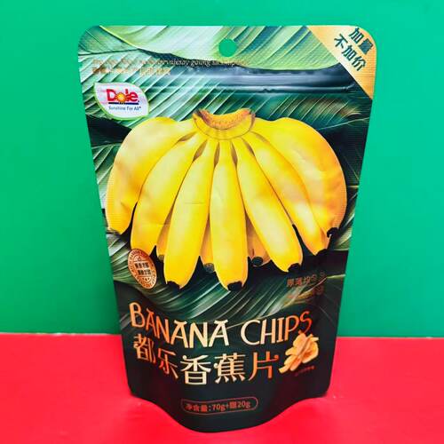 临期特价Dole/都乐香蕉片90g袋装开袋即食水果干零食菲律宾香蕉片