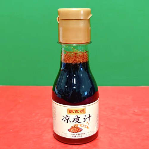 清仓特价 陳克明凉皮汁100ml瓶装 烹饪凉拌复合调味汁蘸饺子拌面