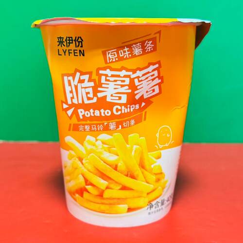 临期特价 来伊份脆薯薯原味薯条40g杯装办公休闲煲剧零食膨化食品