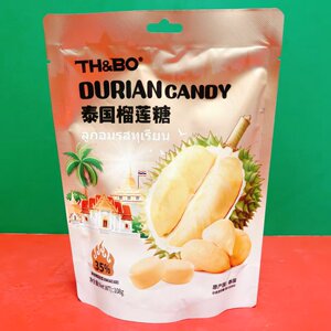 临期特价 泰国榴莲糖(砂质型奶糖)108g袋装 办公休闲零食硬质糖果