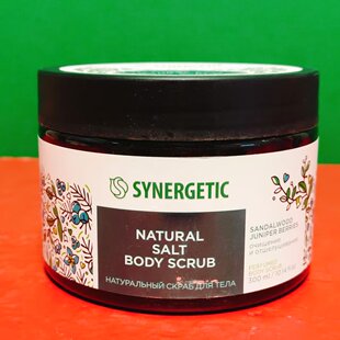 临期特价 俄罗斯进口森力佳海盐身体磨砂膏檀香木和杜松子味300ml