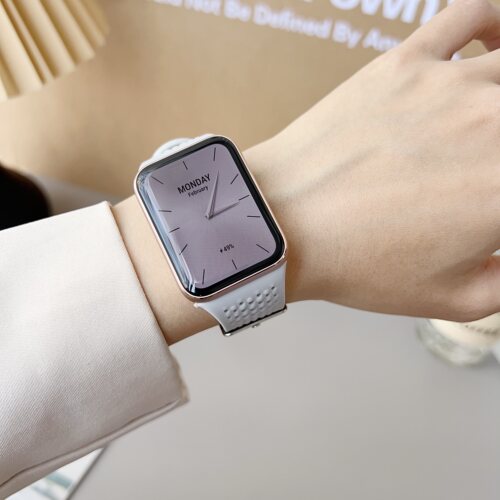 适用小米10pro表带透气硅胶手环9pro8pro红米watch6/5/4针扣防水