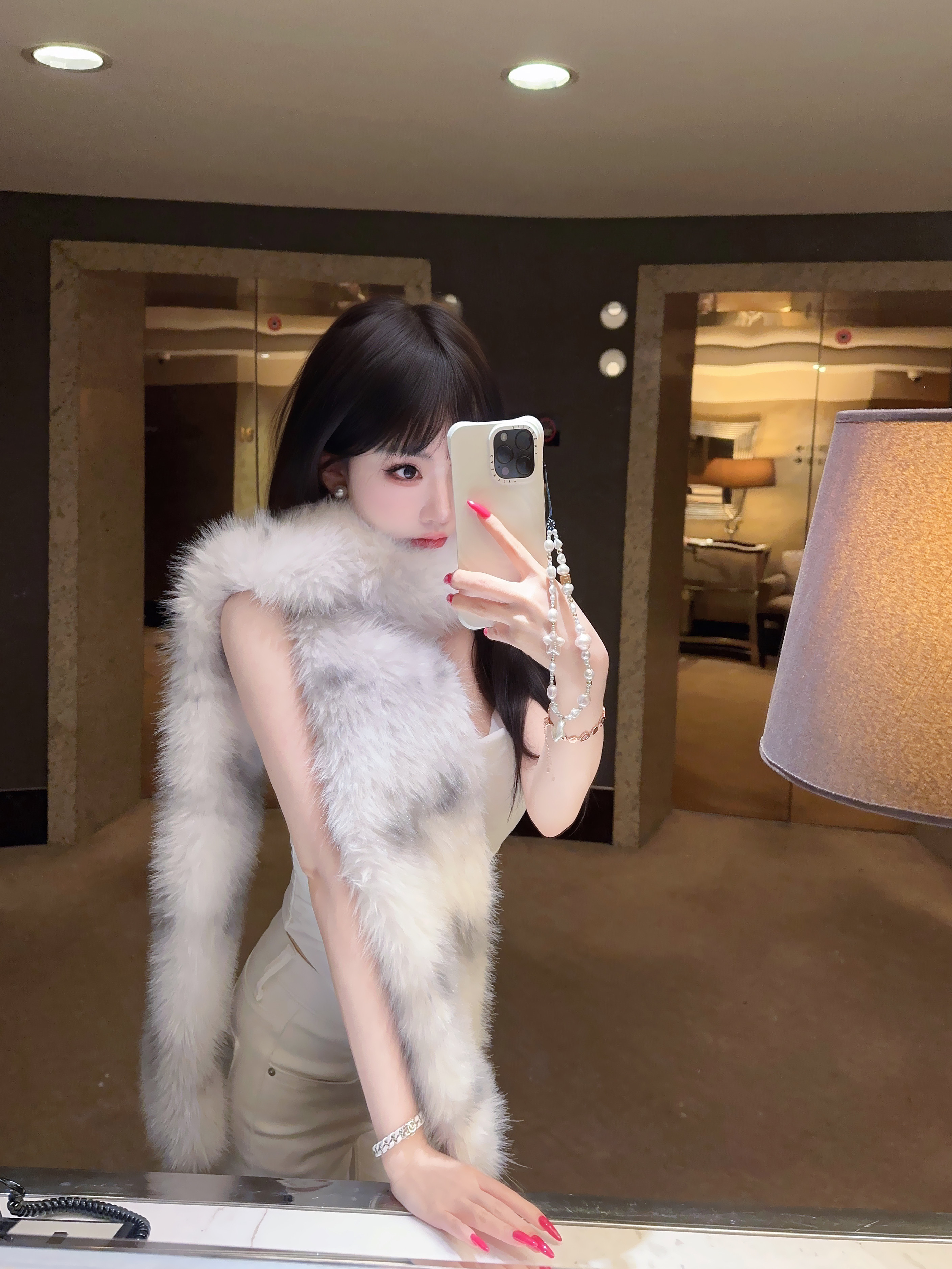 Eva君君酱环保仿狐狸毛拼色保暖软糯围脖女气质韩系围巾高级感冬,服饰配件/皮带/帽子/围巾,围巾/丝巾/披肩,淘宝优惠券,粉丝福利购,淘宝优惠卷