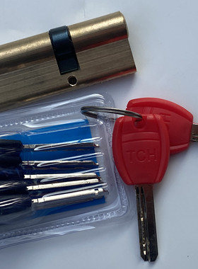 老式新款带钥匙木门防盗门锁大门双开门通用型全套锁芯格纯铜锁心