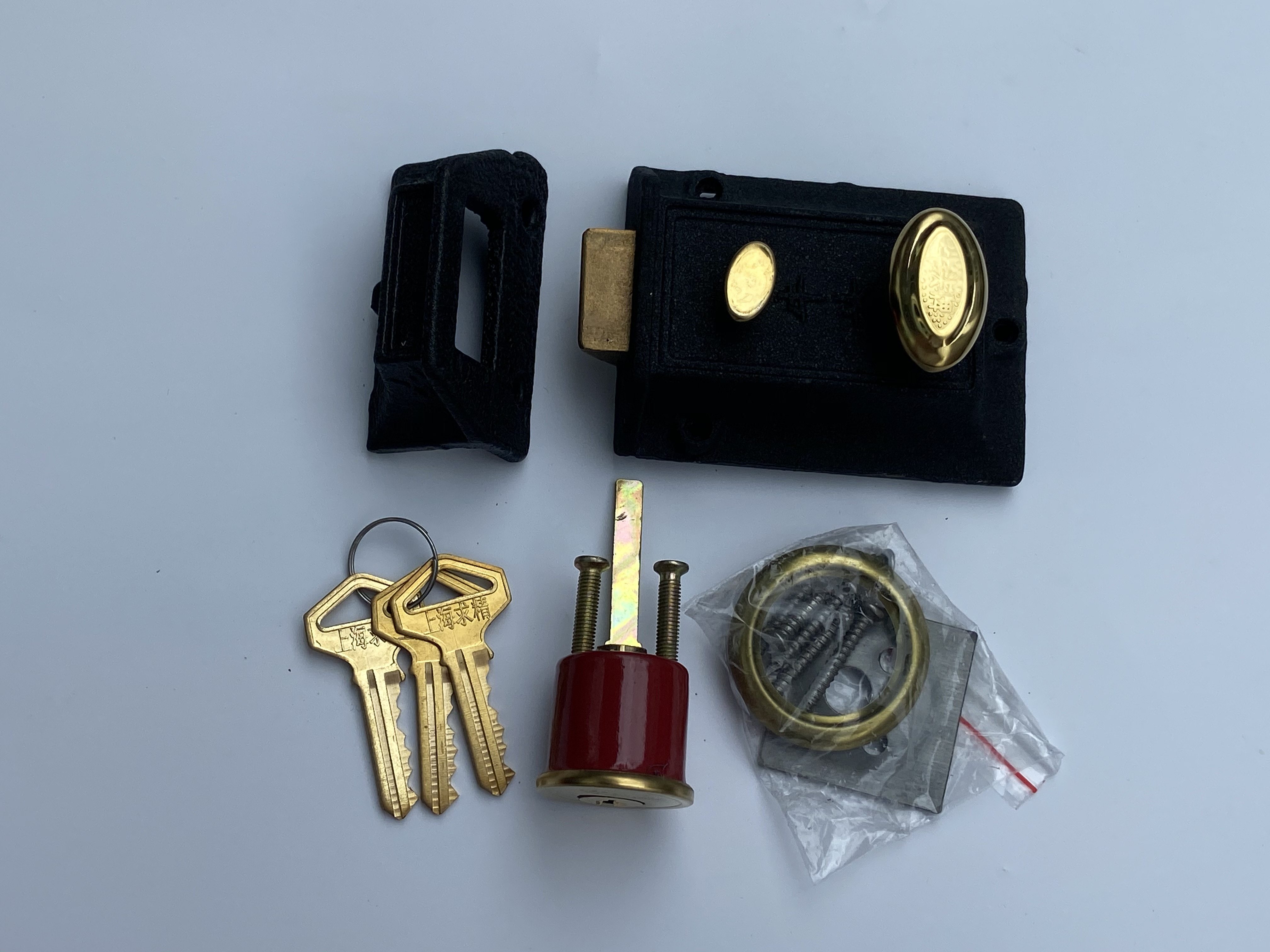 老式木门一字钥匙牛头牌1939-1