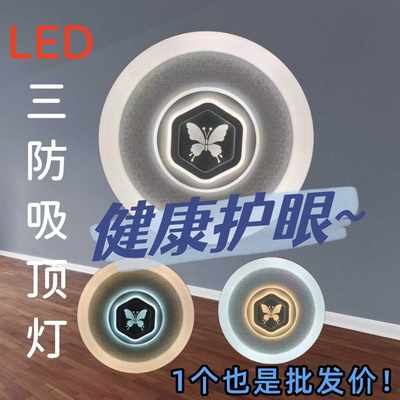 LED吸顶灯卧室现代简约圆形护眼