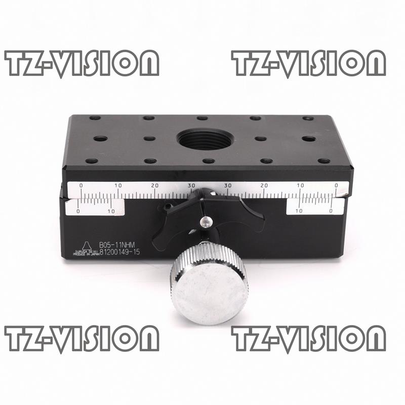骏河精机B05-11NHM工业相机调整台 微调滑台 X轴 台面尺寸40x80mm