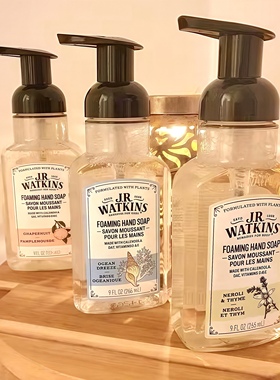 美国进口J R Watkins泡泡洗手液薰衣花草香滋养肌肤滋润清爽266ml