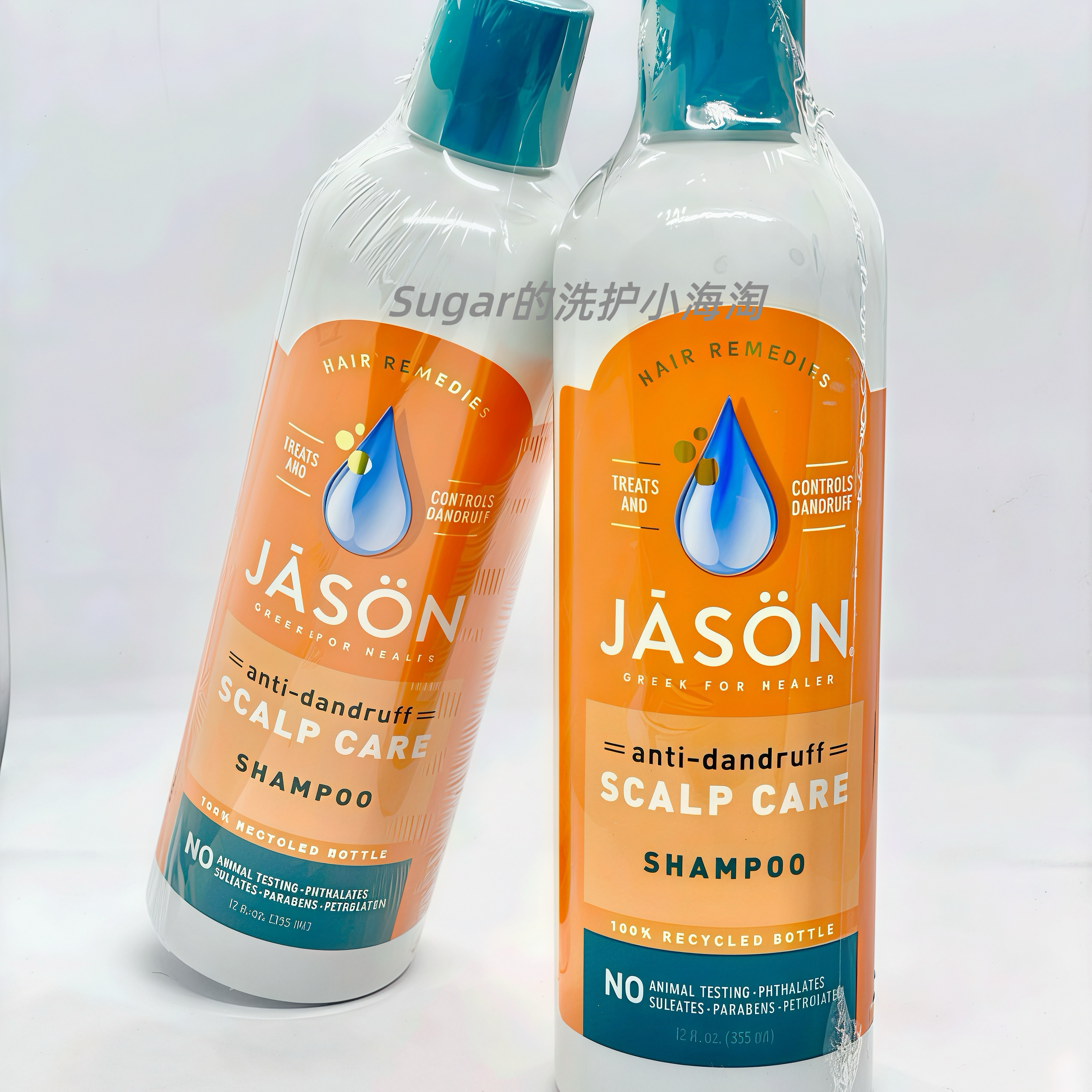 美国进口Jason Natural含水硫酸胶体硫磺脂溢去屑止痒洗发水355ml