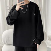 特P30 旋律风车大码 春季 2025 T恤M 新款 高街长袖 HT25191 美式