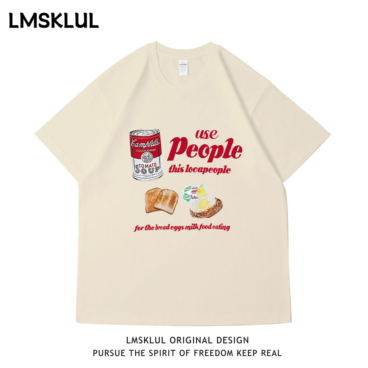 美式时尚重磅纯棉短袖t恤女2026夏季新款宽松小众设计感百搭上衣