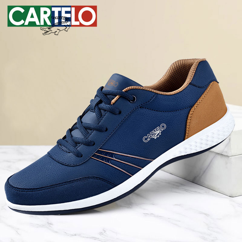 卡帝乐鳄鱼男鞋春季2025新款男士中年爸爸鞋户外休闲运动旅游波鞋