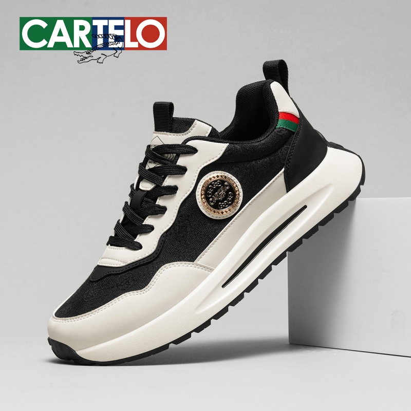 卡帝乐鳄鱼男鞋百搭潮鞋新款厚底阿甘运动鞋男款高级感冬季老爹鞋