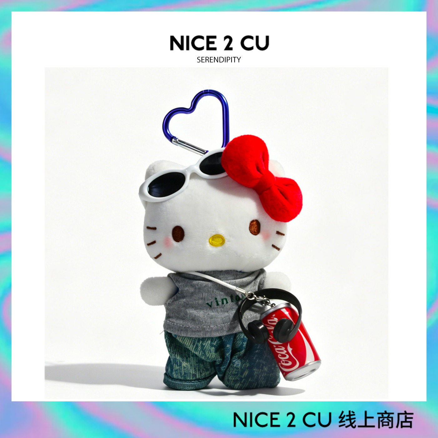 正版三丽鸥HelloKitty羽毛球可爱