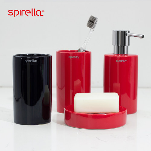 瑞士SPIRELLA陶瓷洗漱四件套装