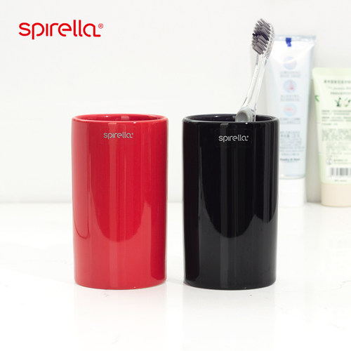 SPIRELLA/丝普瑞陶瓷情侣漱口杯