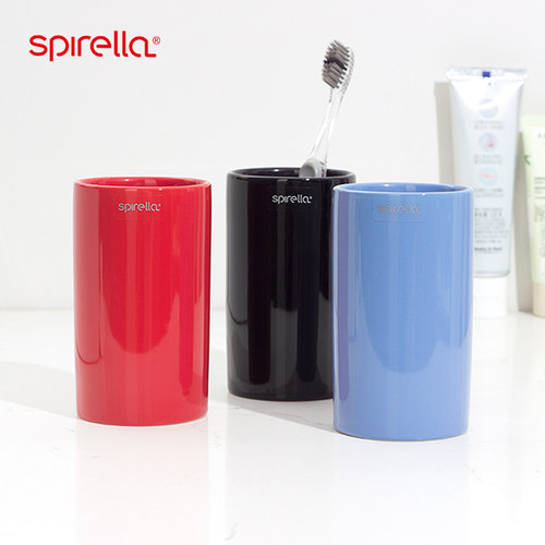 SPIRELLA瑞士亮面纯色北欧漱口杯