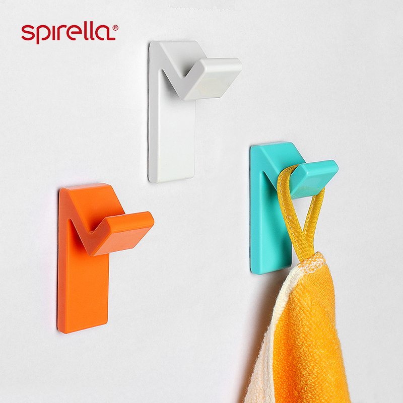 瑞士SPIRELLA挂钩 Flash浴室厨房墙面双面胶强力多彩装饰粘钩,家庭/个人清洁工具,粘钩,淘宝优惠券,粉丝福利购,淘宝优惠卷