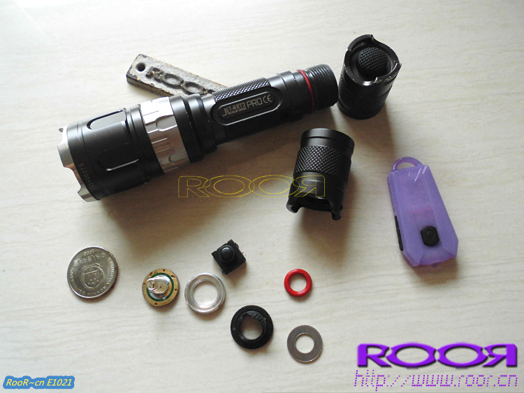 捷特明 Jetbeam  照明电筒 手电筒 开关 维修 灯具维修