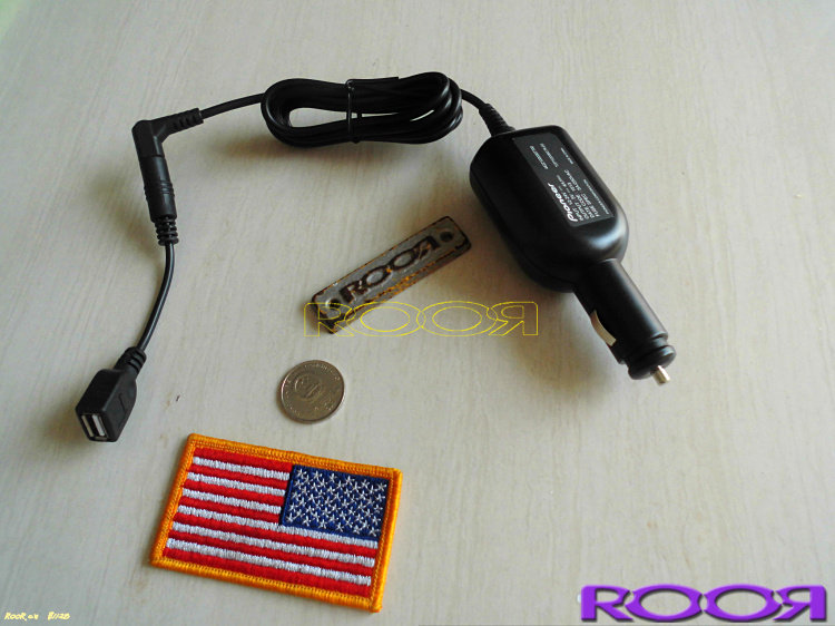 进口 12v伏~24V伏 5V 4A 大电流 车载 USB 口充电器 20w 瓦