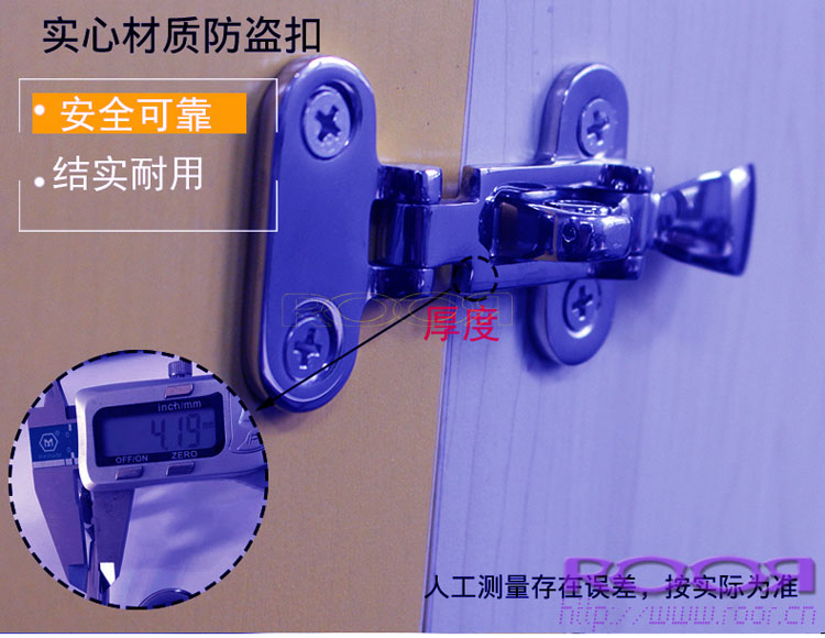 优质出口欧美 316加厚不锈钢门鼻防盗门挂锁扣木门搭扣