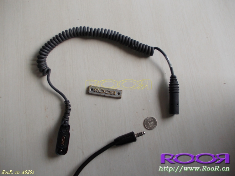 摩托罗拉 P8668 APX7000 系列对讲机接头 耳机接头U-174 连接线