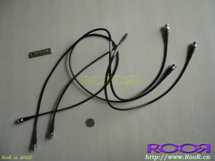 美国 原产HUBER-SUHNER RG 58 C/U 50 Ohm BNC 接头连接线1米